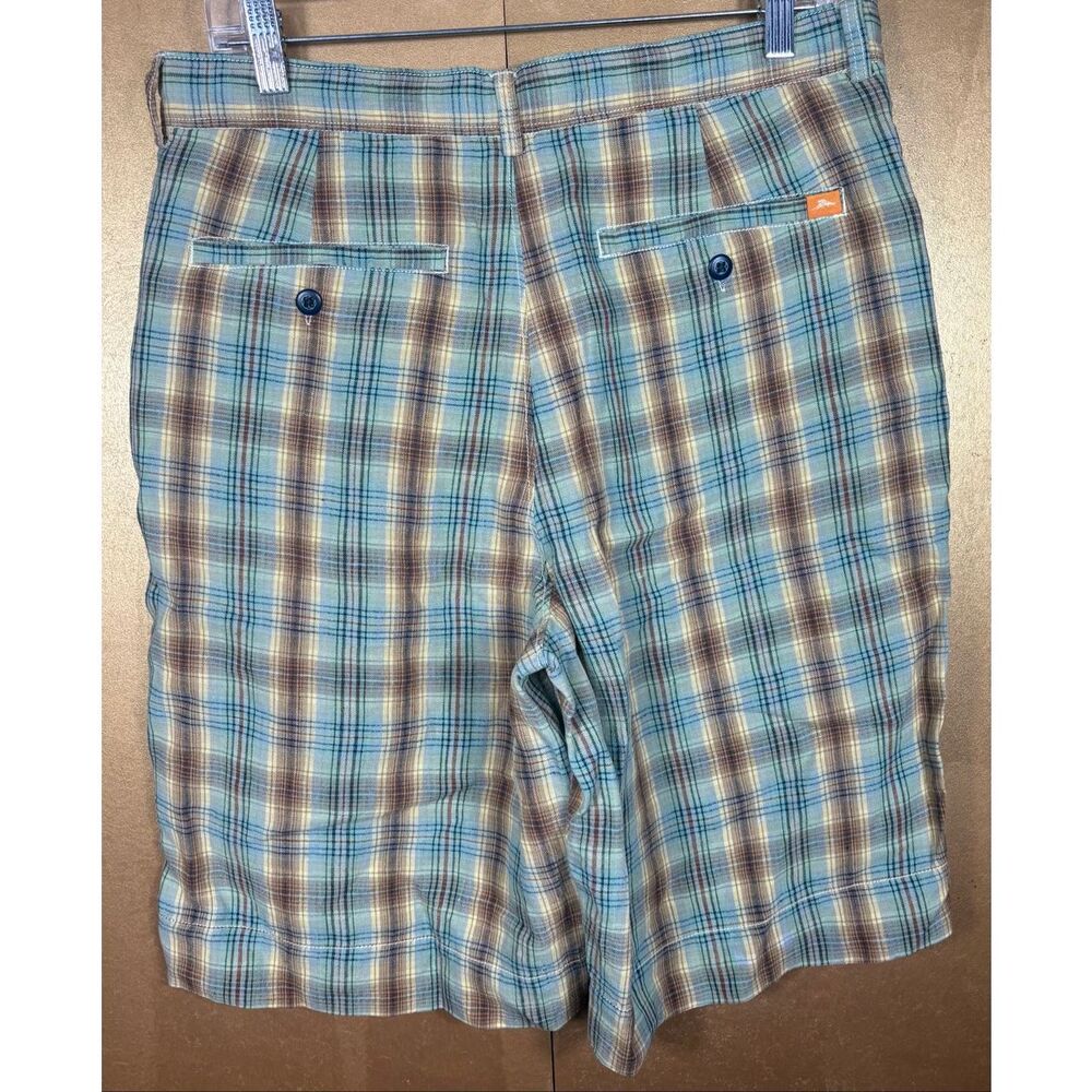 Tommy Bahama plaid Linen shorts size 33 - Picture 2 of 7
